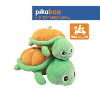 Gấu bông rùa bí ngô cute size 35,50cm cao cấp Pikaboo mềm mịn dễ thương cho bé