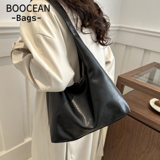 BOOCEAN Túi đeo vai, Túi đeo nách dung tích lớn bằng da PU, Túi xách thông thường hợp thời trang 2024 Totes Party
