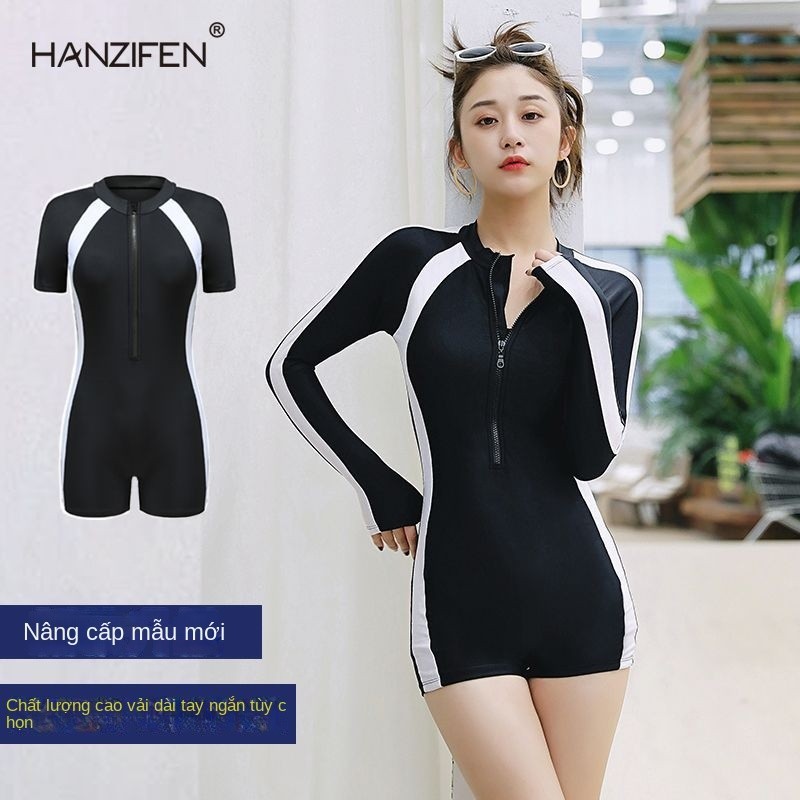 Thể Thao Một Mảnh Đồ Bơi Nữ Chuyên Nghiệp Bảo Thủ Phong Cách Mới Nóng Mùa Xuân Đồ Bơi Dài Tay Nữ Trưởng Thành Đồ Bơi | BigBuy360 - bigbuy360.vn