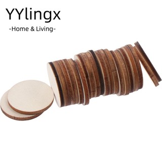 200 chiếc lát gỗ, vòng tròn gỗ 1 inch, lát gỗ hình tròn gỗ miếng gỗ thủ công