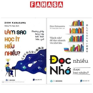 Combo sách làm sao học ít hiểu nhiều? + đọc nhiều nhớ được bao nhiêu?