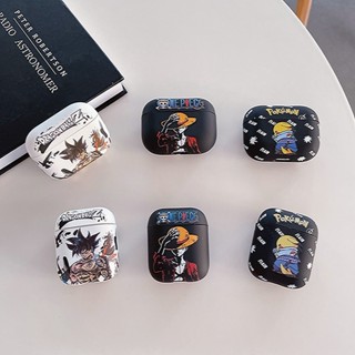  Ốp Tai Nghe Cho Airpods Pro 3 2 1 Dragon Ball One Piece Họa Tiết Pokemon TPU Bluetooth Vỏ Tai Nghe Không Dây Chống Nước & Bụi Vuông Di Động Chống Va Đập 