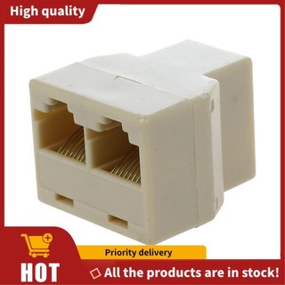 Bộ chia cáp mạng 3 chiều RJ45 Bộ kết nối phích cắm mở rộng