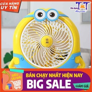 Quạt để bàn cắm điện hình minion cực dễ thương
