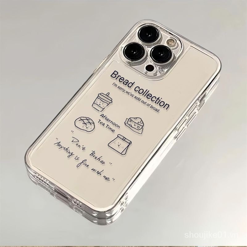 Ốp Lưng Điện Thoại Apple 15 Pro Max 14 13 12 11 XS XR Chống Sốc 12 Tháng Bảo Vệ Dẻo Mềm Hợp Thời Tra