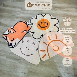 Thảm sàn phòng tắm thảm phòng khách chống trượt thảm phòng ngủ thảm cashmere | HOME CHIC CORNER