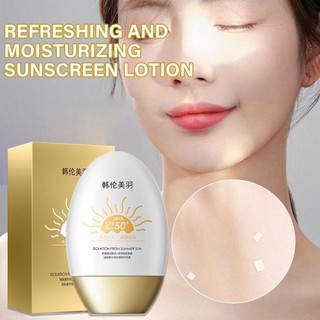 Kem chống nắng cô lập Vegan SPF50 + UV Isolated No Fake White Sunscreen Lotion