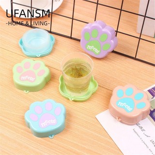 UFANSM Uống Nước Hình Chân Mèo Hoạt Hình Gấp Gọn Sáng Tạo Nhỏ Gọn Nhiều Màu Tùy Chọn Dành Cho Nhà Bếp/Hoạt Động Ngoài Trời
