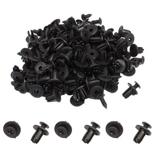 Đinh tán ô tô Lỗ 6mm 50 chiếc Nhựa Dia Fastener Fender Cản trước cho Toyota Honda