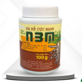 Phân bón kích rễ n3m túi zip 100g, ra rễ cực mạnh cây kiểng, rau màu