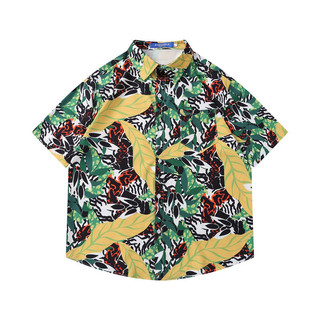 Áo Sơ Mi Hoa Mùa Hè Cardigan Áo Sơ Mi Tay Ngắn Bé Trai Hawaii Áo Sơ Mi Cặp Đôi Cổ Điển Mặc Phong Cách Kỳ Nghỉ Áo Sơ Mi Tay Ngắn Năm Điểm Áo Sơ Mi Bé Trai Áo Sơ Mi Hoa Rời Áo Sơ Mi Retro Hiệu Suất Trang Phục Stre