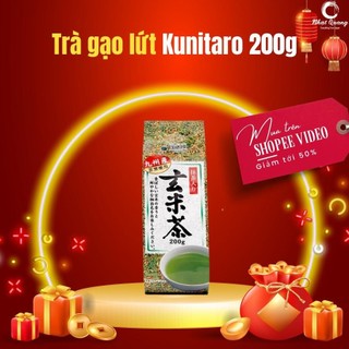 Trà gạo lứt Kunitaro 200g Nhật Bản