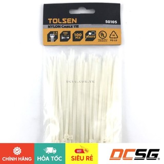 Dây rút trắng 2.5x100mm tolsen 50105