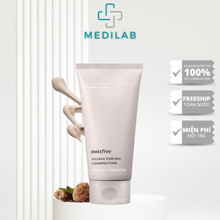 Sữa Rửa Mặt Tro Núi Lửa Giảm Đầu Đen, Bã Nhờn Innisfree Jeju Volcanic Pore Cleansing Foam 150ml