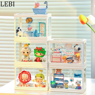 Beiduoyang Hộp lưu trữ trong suốt Hộp trưng bày hình búp bê Kệ lưu trữ Hộp mô hình Lego Trưng bày