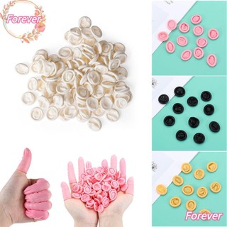 Set 100/300 Găng Tay Cao Su Latex Bảo Vệ Ngón Tay Chống Tĩnh Điện Dùng Một Lần