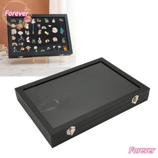 Forever hộp đựng ghim cài áo mặt kính trong suốt chất lượng cao
