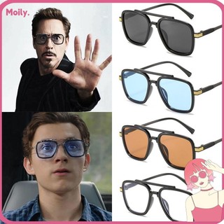 Kính Mát Thời Trang Khung Kim Loại Hình Người Nhện Tony Stark