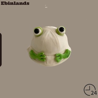 Mũ em bé EBINLANDS, Mũ chống nắng vành rộng hoạt hình, Mỏng dễ thương có tai Mũ ngư dân mùa hè