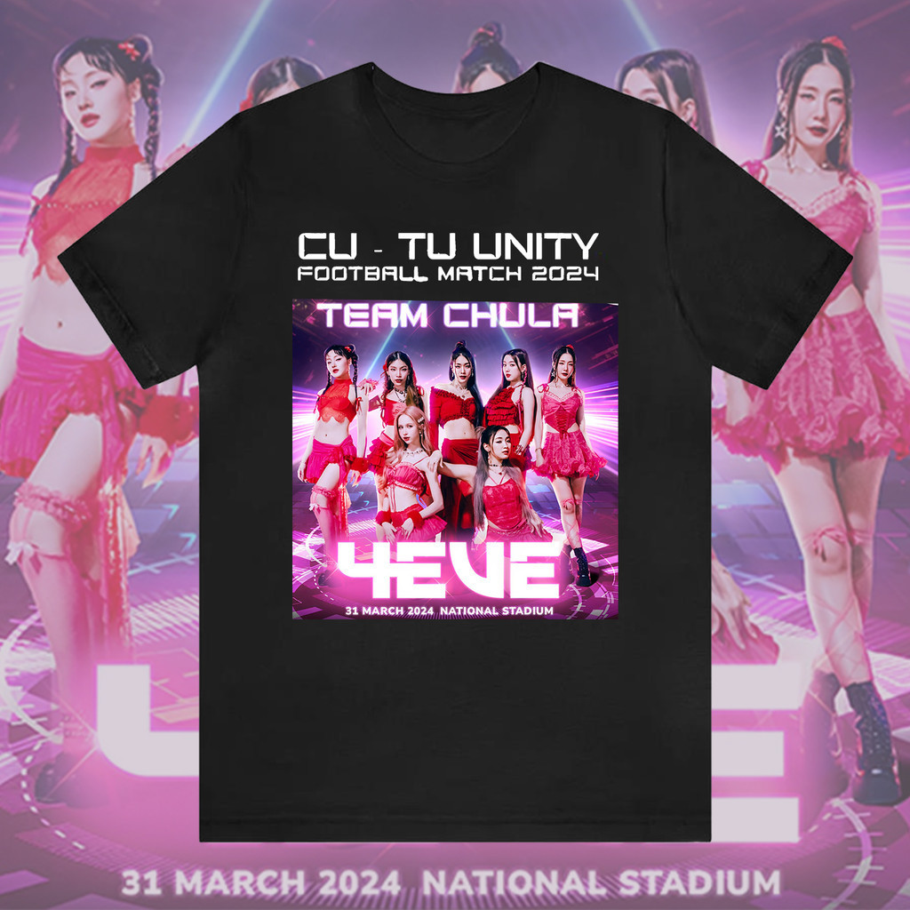 Đội thi đấu bóng đá 2024 Áo thun 4eve Pop Singer Fashion Girl Group 4eve
