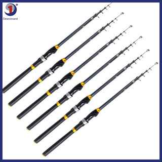 Cần câu bằng kính thiên văn thống trị, Cần câu sợi thủy tinh ngắn cực biển cầm tay Dụng cụ câu cá cho nước biển
