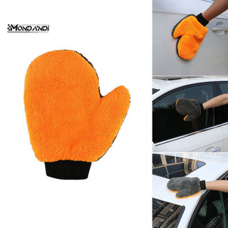 MONDANDI 1Pc Chăm Sóc Xe Rửa Găng Tay Dụng Cụ Vệ Sinh Cửa Sổ Hấp Thụ Nước Máy Giặt Mềm