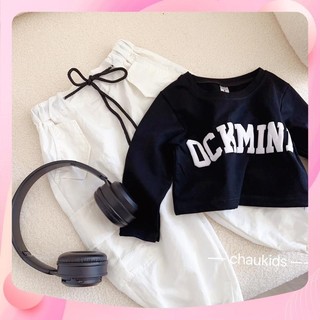 Xả Set áo mini quần jogger cho bé gái