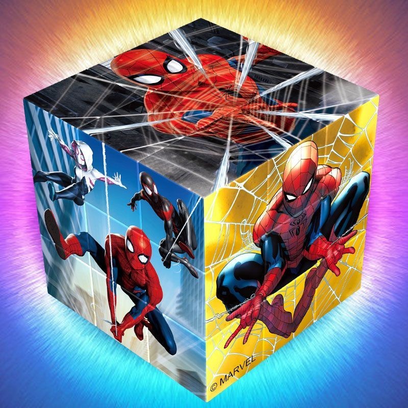 Khối Rubik này quá đẹp, với họa tiết người nhện Đồ chơi giáo dục khối Rubik dành cho trẻ em 3 Trí thông minh phát triển thứ ba Khối Rubik này quá đẹp, với họa tiết người nhện Đồ chơi giáo dục khối Rubik cho trẻ em 3 thứ ba-