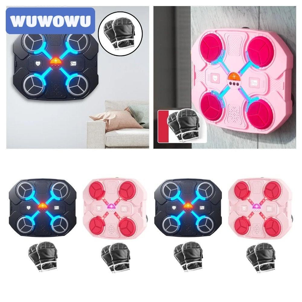 WUWOWU Boxing Wall Target, Bluetooth Punching Pad Boxing Sports Âm nhạc thông minh Máy đấm bốc, Tập thể dục thư giãn Phản ứng Tập thể dục Huấn luyện phản ứng nhanh nhẹn