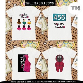 HOT áo thun game squid TRÒ CHƠI CON MỰC (Mẫu tiếp)