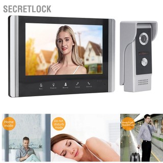 Secretlock camera màn hình chuông cửa hd tầm nhìn ban đêm ứng dụng điều khiển hệ thống liên lạc nội bộ wifi video cho biệt thự căn hộ ac 100‑240v