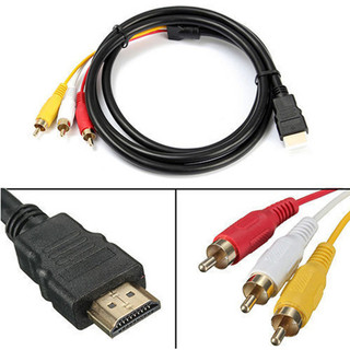 Cáp chuyển đổi thành phần av âm thanh video doonjiey hdmi sang 3rca cho hdtv