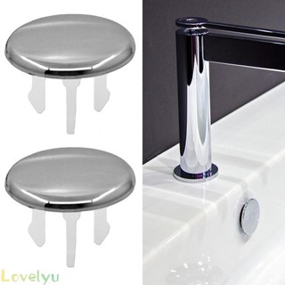 -New In April-Sleek and Practical Chrome Round Trim Ring for Bathroom Basin Sink Hole Overflow