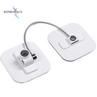 Khóa tủ lạnh, Khóa tủ lạnh, Khóa tủ đông có chìa khóa an toàn cho trẻ em, Khóa để khóa tủ lạnh và tủ-1Pack