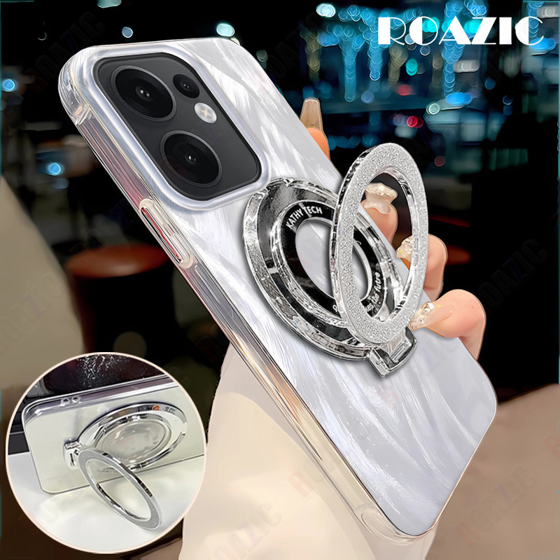 Dành Cho OPPO Reno 13F / OPPO Reno 13F 5G / OPPO Reno 13F 4G Vỏ Điện Thoại Giá Đỡ Nhẫn Chống Sốc Lôn