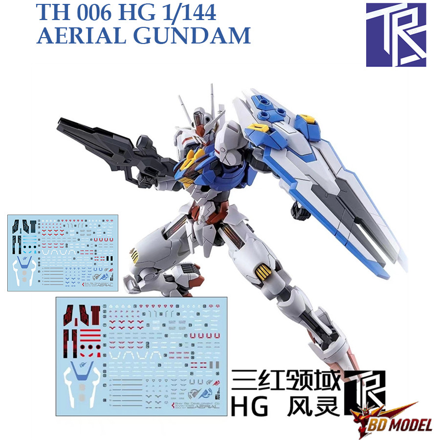 Nước DECAL TRS HG 1 / 144 AERIAL GUNDAM