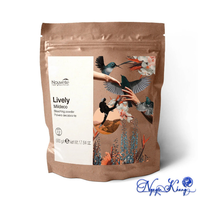 [ CS ] Bột tẩy Lively không Ammonia Free Bleaching Powder Nouvelle 500ml