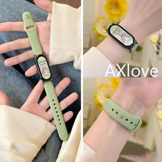 Dây Đeo Đồng Hồ Mềm Cho Xiaomi Mi Band 9 8 7 6 5 Vòng Tay Thể Thao 12 Mm Cổ Tay Silicon Cho Miband 5 / 6 / 3 / 4 NFC Dây Đeo Tay Thay Thế Correa Mi Band Dây Đeo