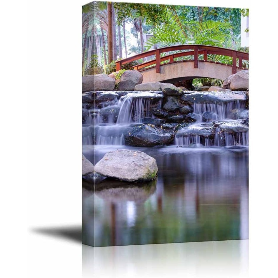 In Canvas Nghệ Thuật Treo Tường Mini Thác Nước Trong Gaden Hiện Đại Trang Trí Tường Nhà Nghệ Thuật K