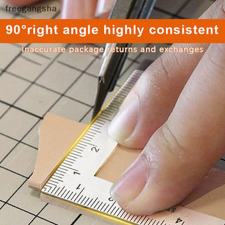 [FREG] Mini Framing Ruler Measuring Layout Tool Stainless Steel Square Right Angle Ruler Precision For Building Framing Gauges FDH