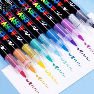 36 Màu Sắc Nghệ Thuật Đánh Dấu Acrylic Sơn Bàn Chải Bút Tranh Đá Gốm Glas Gỗ Canvas Graffiti Làm Vẽ Acrylic Bút Đánh Dấu
