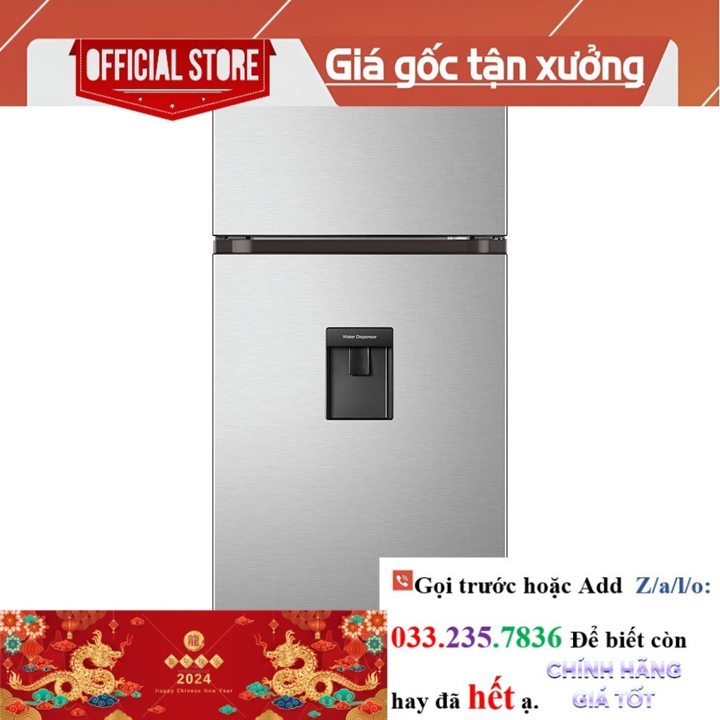 Tủ lạnh Casper Inverter 404 lít RT-421VGW - Ngăn đông trên, màu ghi bạc, dung lượng lớn