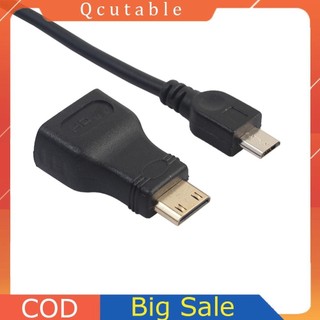 Bộ 3 trong 1 Mini HDMI tương thích với HDMI + Micro USB + GPIO Header cho Raspberry Pi Zero