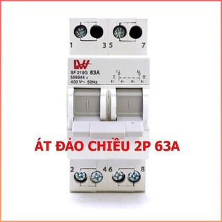 Át đảo chiều 63a lw, atomat đảo phase lw 63a 220v, cầu dao đảo chiều 63a dạng atomat - hks
