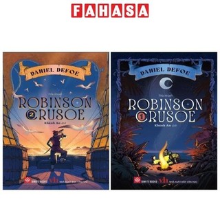 Sách bộ sách robinson crusoe - tập 1 + 2