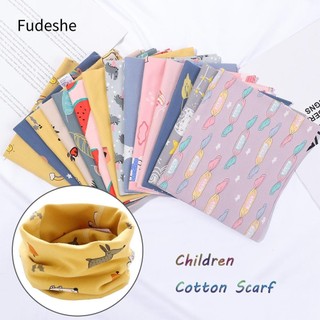 Fudeshe Trẻ Em Khăn Cotton Bé Trai Bé Gái Khăn Dài Mặt Bandana Ma Thuật Cổ Trưởng Cổ Khăn