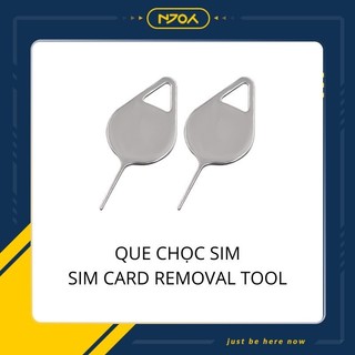 Que Chọc Sim Thép Không Gỉ Treo Móc Khóa Dành Cho Các Dòng Điện Thoại