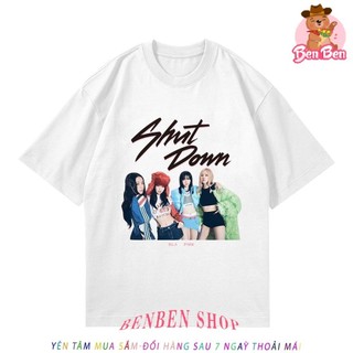 Áo thun shut down blackpink