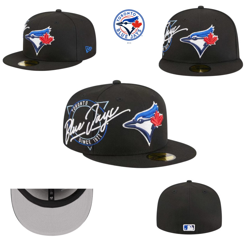 Mlb Xanh Jays Mũ Thể Thao Thêu Mũ Bóng Chày Đường Phố Hip Hop LA Không Thể Điều Chỉnh Vành Phẳng Mũ Xanh Unisex Snapback Mũ