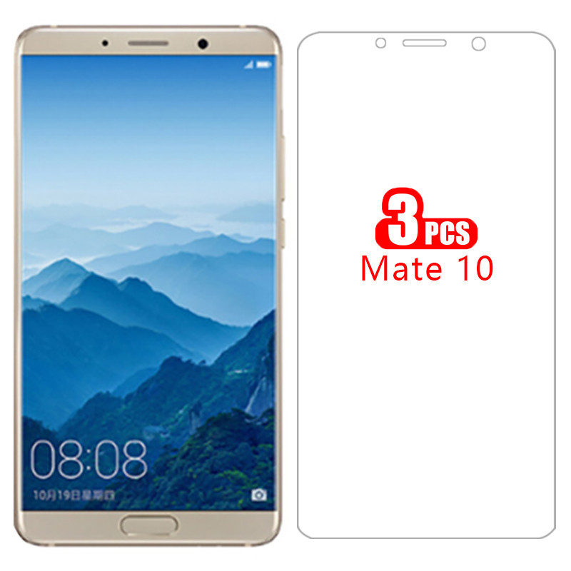 Ốp lưng cho huawei mate 10 nắp bảo vệ màn hình kính cường lực trên mate10 làm mờ coque huawei huwei 